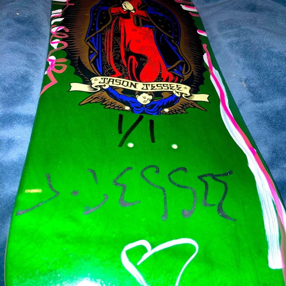 Jason jessee. Skateboard deck 1/1 personal touch